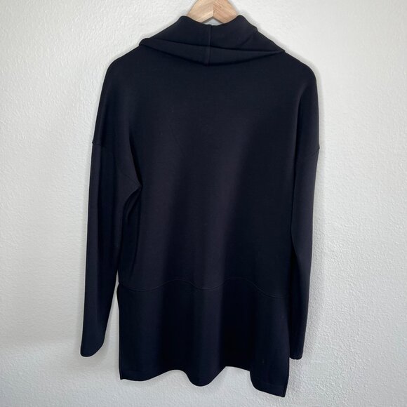 Spanx Womens AirEssentials TurtleNeck Black Pullover Sweatshirt Size Medium 505 - Picture 7 of 13